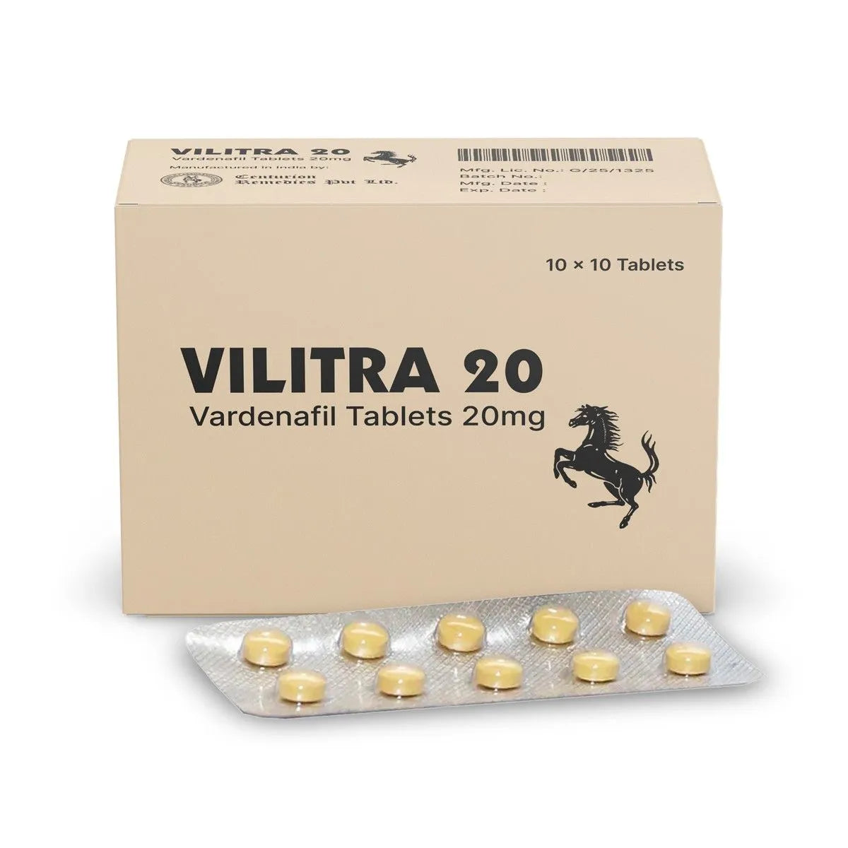 Vilitra 20 Mg (100 Pills)