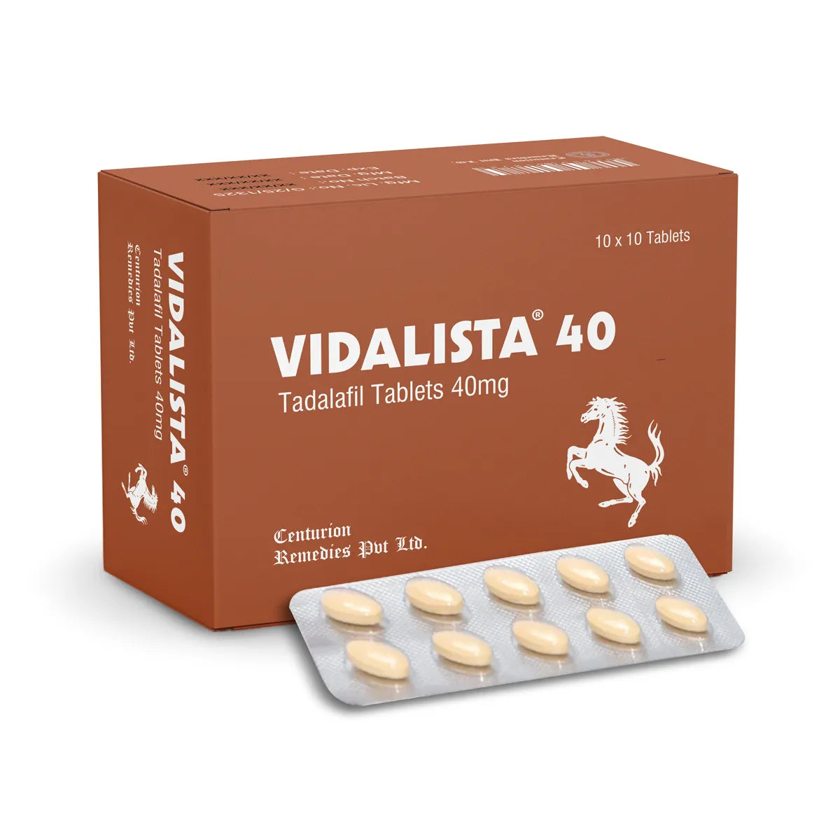 Vidalista 40 Mg 100 Tablets