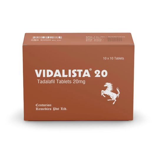 Vidalista 20 Mg 100 Tablets