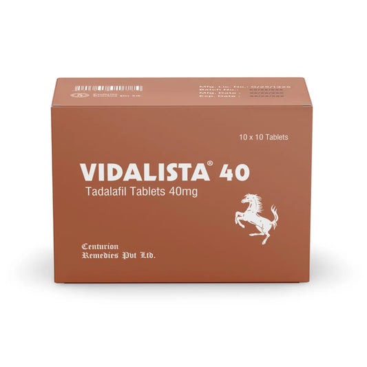 Vidalista 40 Mg 100 Tablets