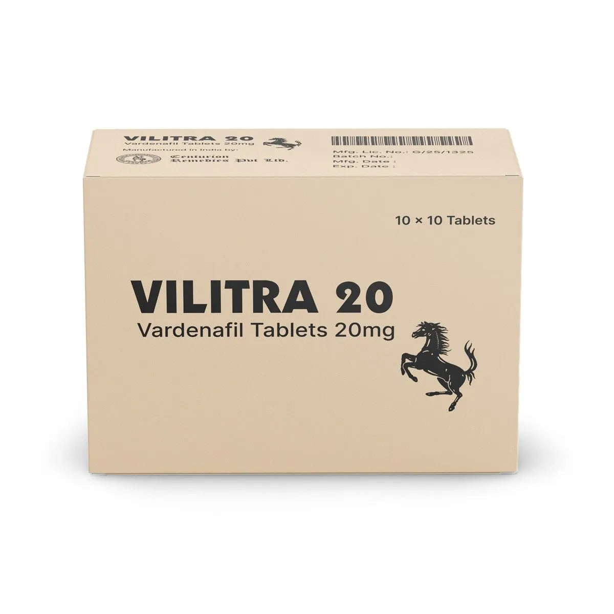 Vilitra 20 Mg (100 Pills)